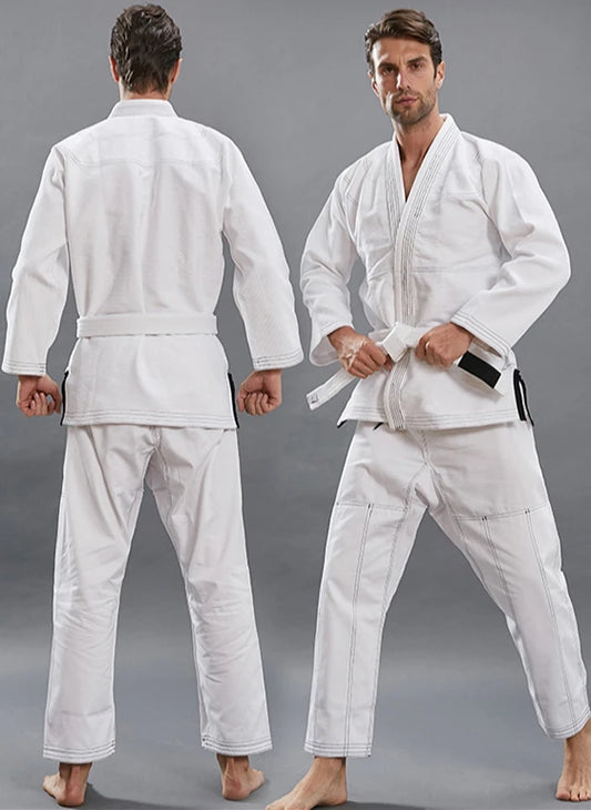 Judo Gi – Kampfsportanzug für Kinder & Erwachsene | Weiß, Schwarz, Blau