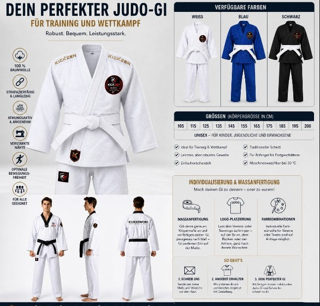 Taekwondo Dobok Uniform WTF & ITF Anzug für Erwachsene|kickzen.de
