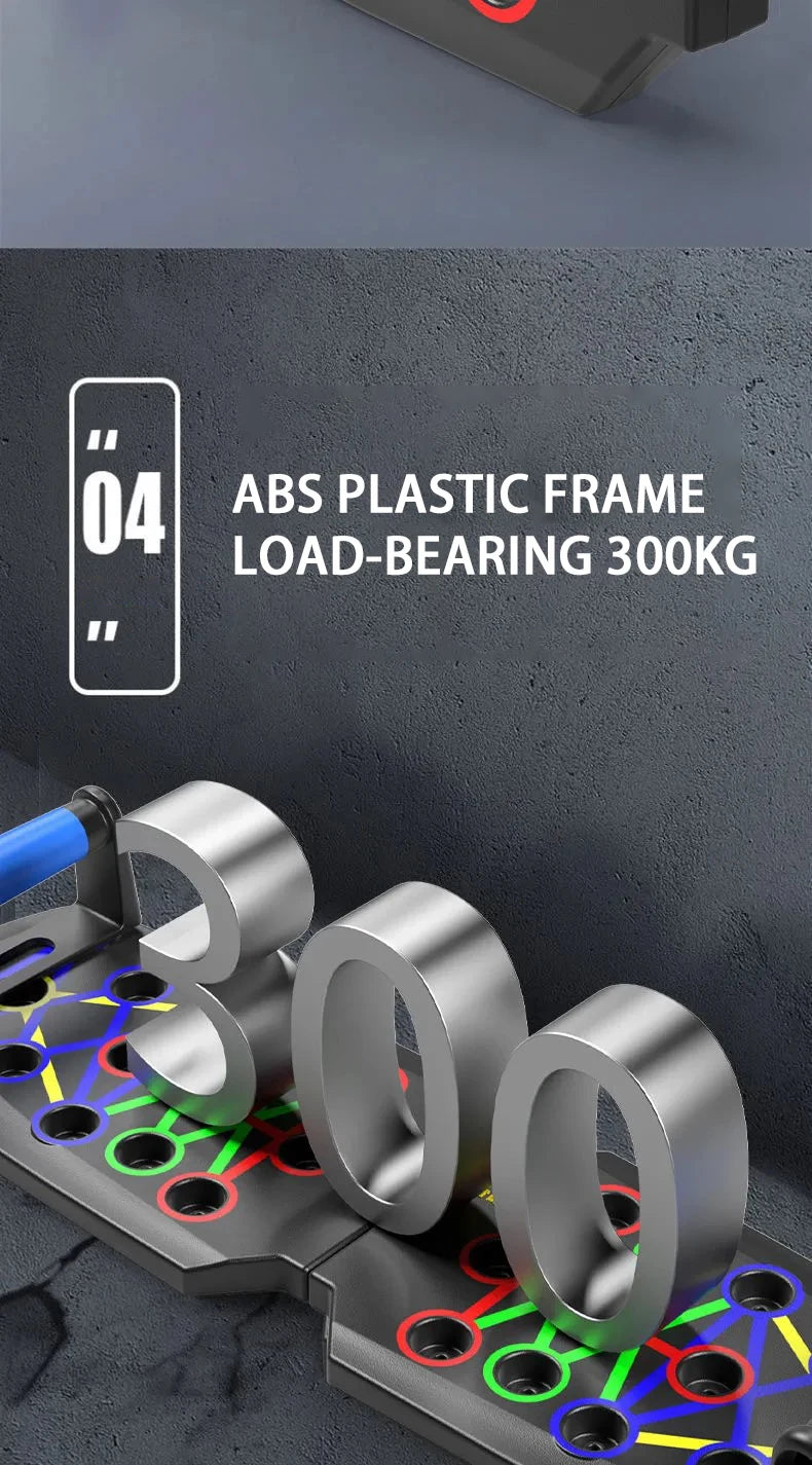 Push-Up Board Set – Multifunktionales Liegestütz-Brett für Zuhause | Klappbar
