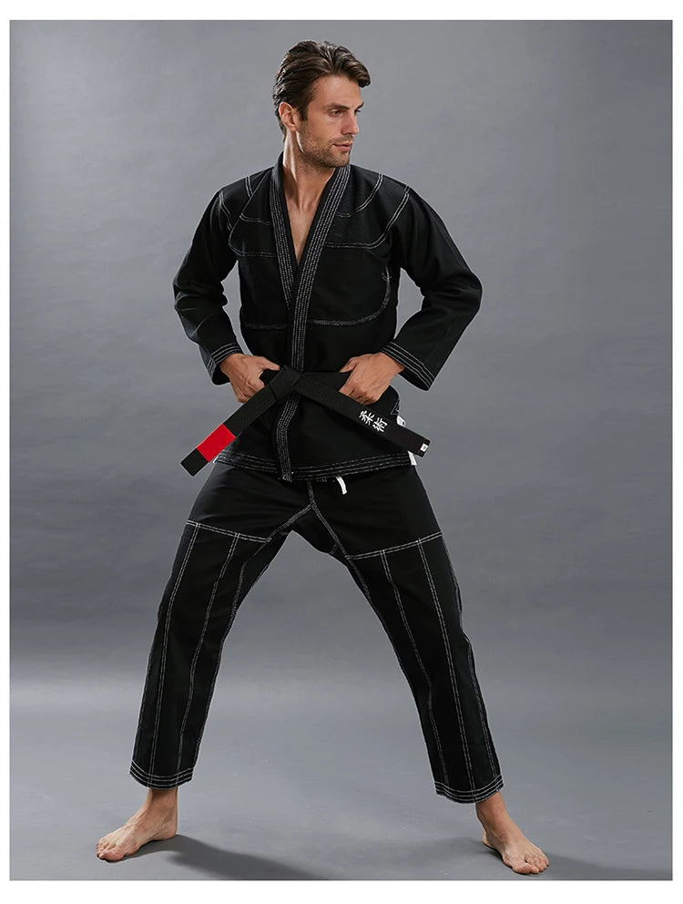 Judo Gi – Kampfsportanzug für Kinder & Erwachsene | Weiß, Schwarz, Blau