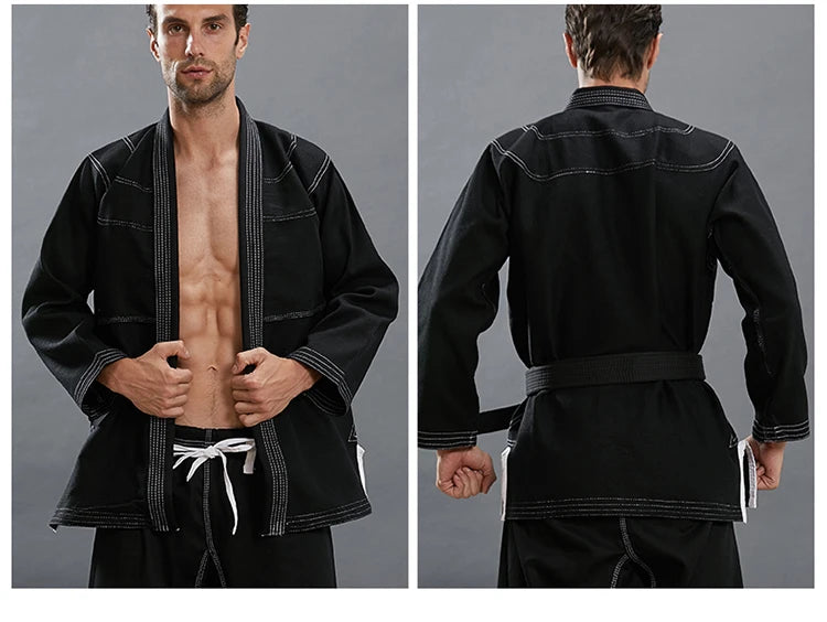 Judo Gi – Kampfsportanzug für Kinder & Erwachsene | Weiß, Schwarz, Blau