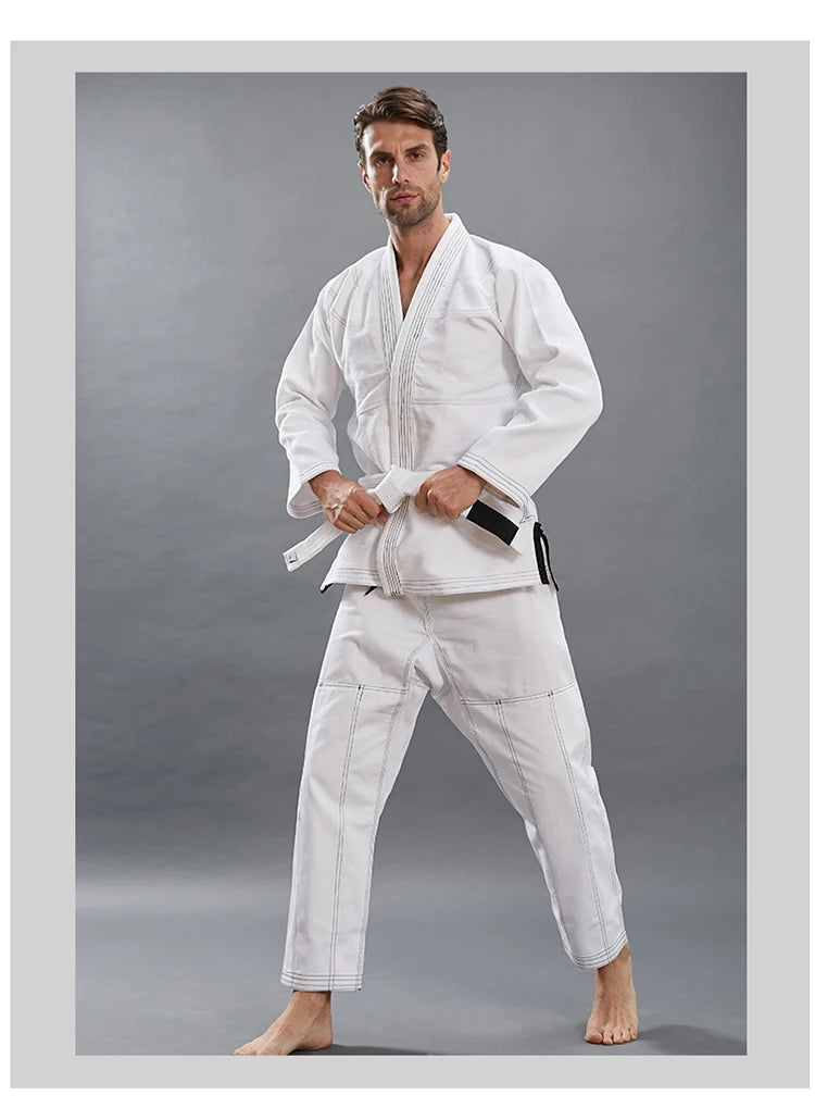 Judo Gi – Kampfsportanzug für Kinder & Erwachsene | Weiß, Schwarz, Blau