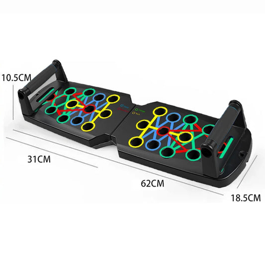Push-Up Board Set – Multifunktionales Liegestütz-Brett für Zuhause | Klappbar