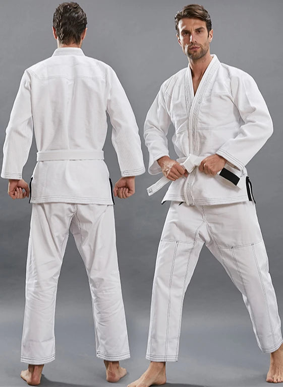 Judo Gi – Kampfsportanzug für Kinder & Erwachsene | Weiß, Schwarz, Blau