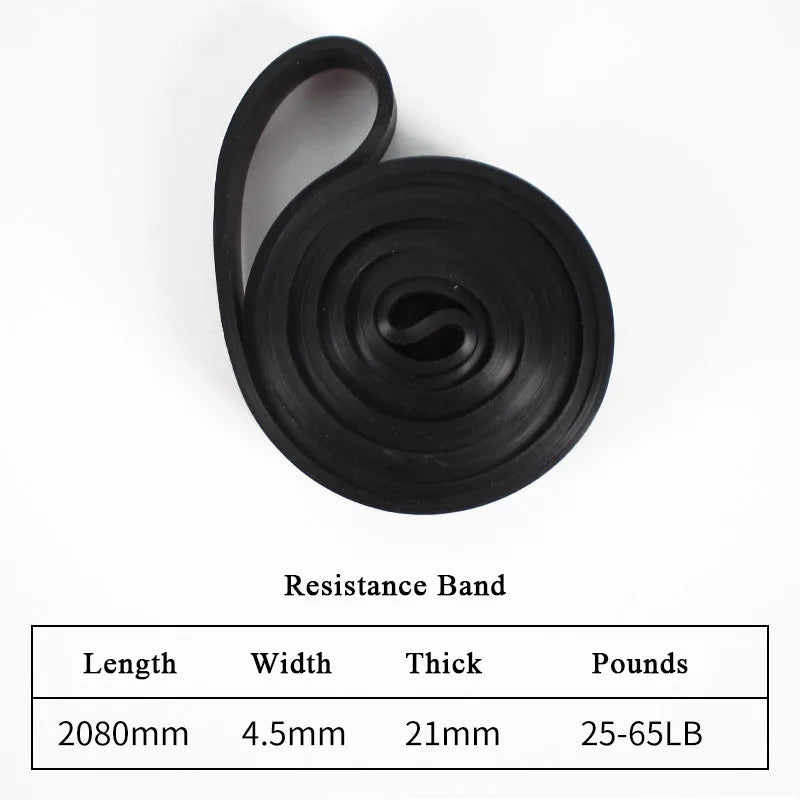 Latex Widerstandsband | Klimmzug-Hilfe & Krafttraining | 8 Stärken | 5–250 lbs