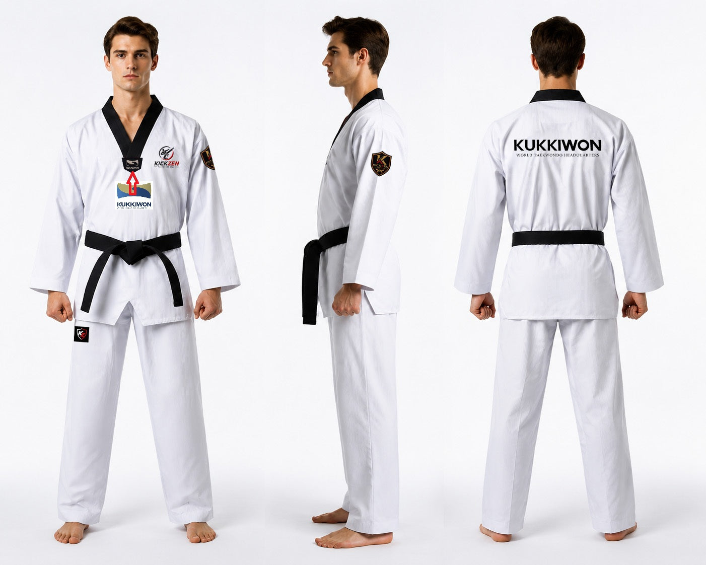 Taekwondo Dobok Uniform WTF & ITF Anzug für Erwachsene|kickzen.de